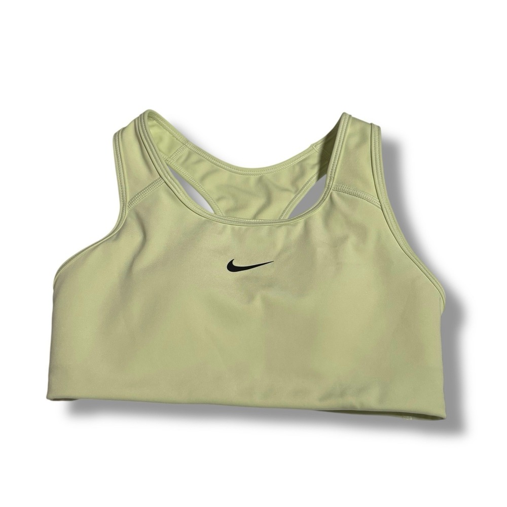 Nike Dri-Fit Women's Active Sports Bra Yellow Size XS 11 x 10